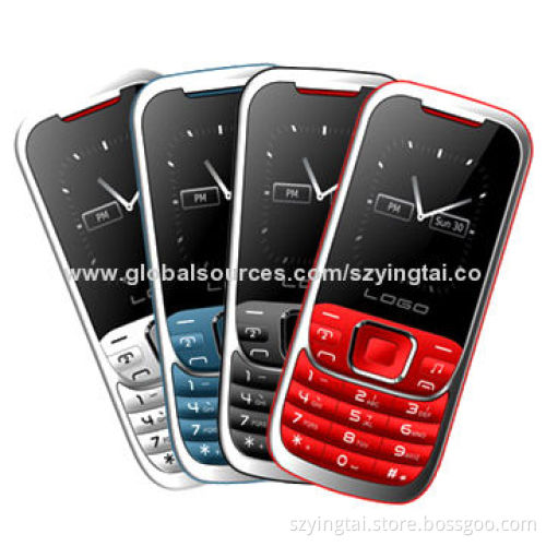 Dual-Sim GSM Chinese Mobile Phones with CE Mark, 1.8-inch QCIF Screen Display